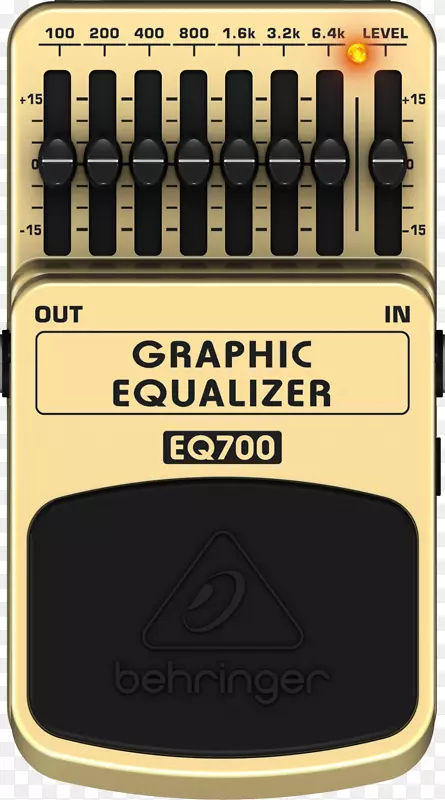 效果处理器和踏板贝林格图形均衡器eq 700均衡音频混频器.踏板