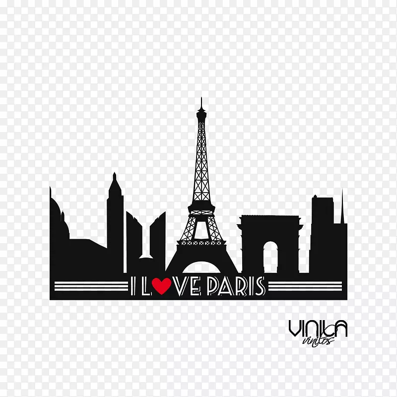 埃菲尔铁塔海报我爱巴黎纪念碑我爱巴黎