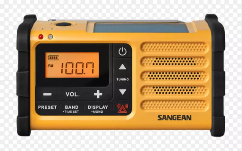桑戈无线电电池充电器紧急调频广播.收音机
