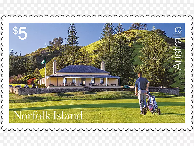 集邮邮票集邮诺福克岛澳洲邮戳诺福克岛邮戳