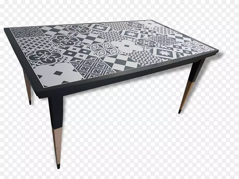 台面水泥瓷砖木桌