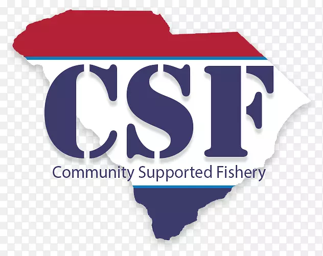 徽标品牌社区支持的渔业.设计