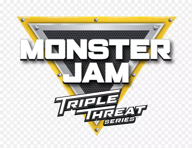 “怪物果酱三重威胁”系列节目由“怪物卡车标志-卡车”播出。