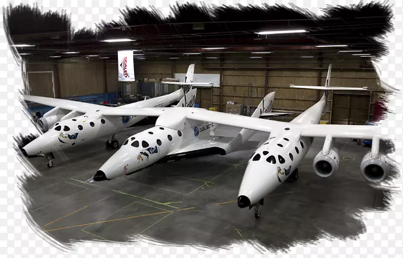 宇宙飞船-2 VSS企业坠毁飞机维珍银河规模复合材料-飞机