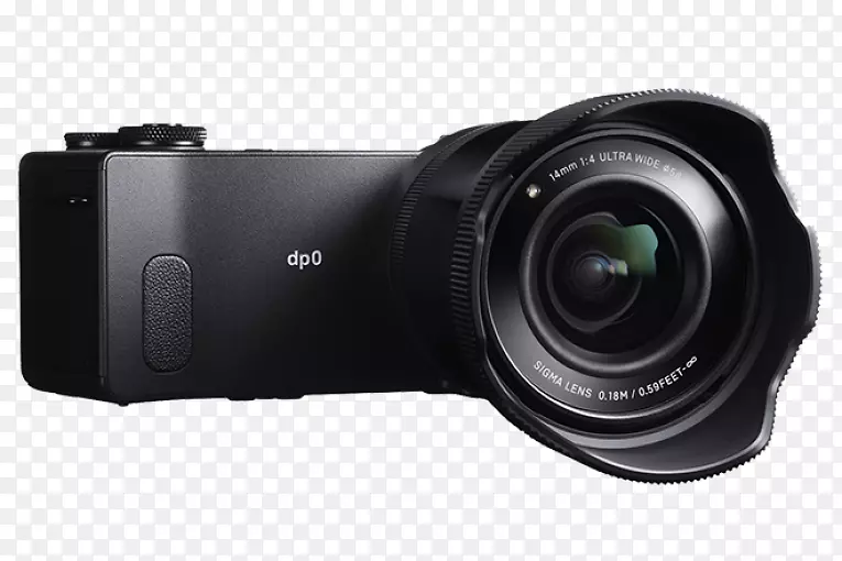 相机镜头西格玛dp0 quattro西格玛公司无镜片可互换镜头照相机镜头