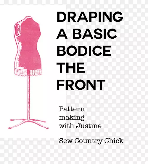 服装女装缝制技术胸衣图案-连衣裙