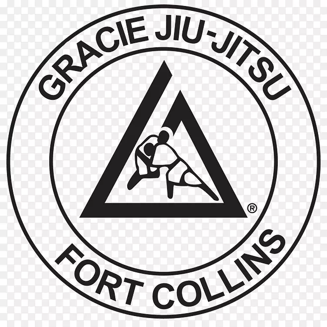 Gracie JIU-jitsu Gracie家族巴西Ju-Jitsu jujutsu徽标-市中心柯林斯堡