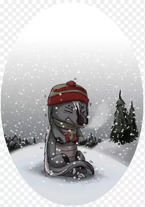 雪鞋，西弗吉尼亚圣诞装饰品树-雪