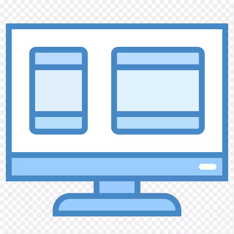 响应式web设计web开发计算机图标.网页设计