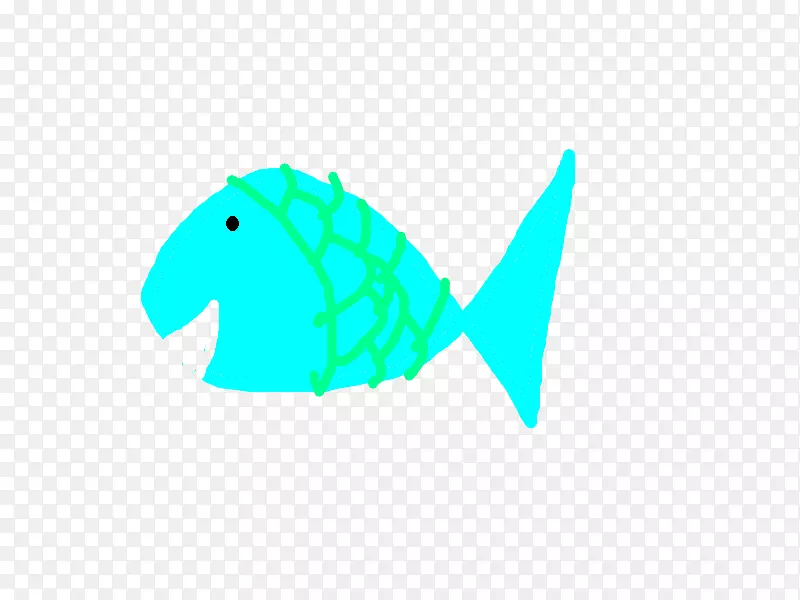 绿绿松石鱼剪贴画-鱼