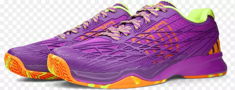 运动鞋，运动服，威尔逊运动用品，紫色网球