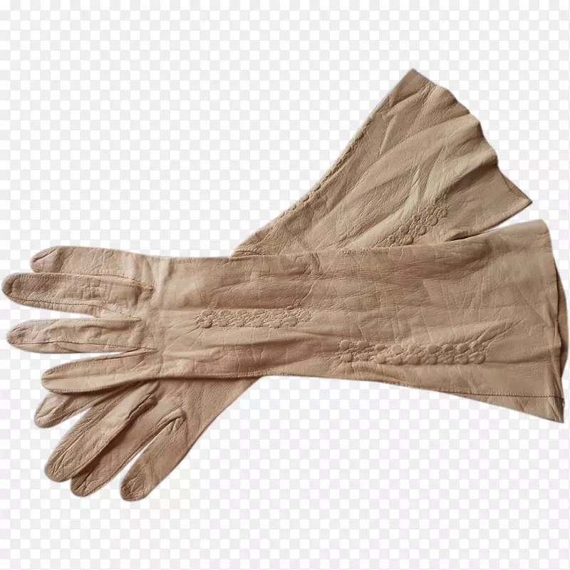 手套，古旧服装，骆驼皮革，古董-卡萨阿尔贝托