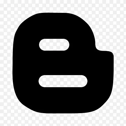 社交媒体博客电脑图标.社交媒体