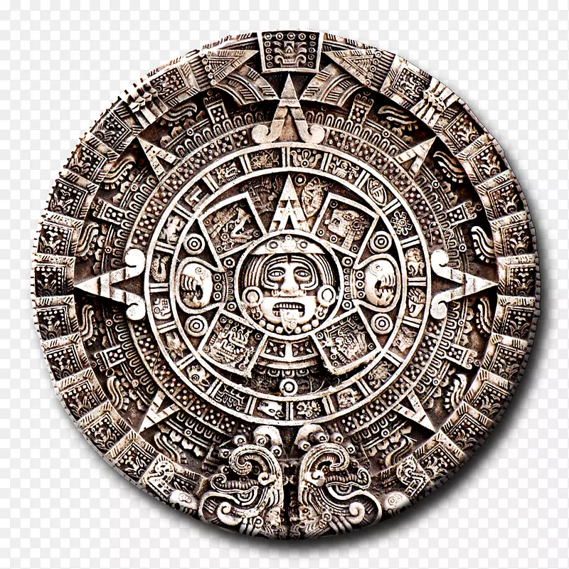 玛雅文明阿兹特克历法石艺术.符号