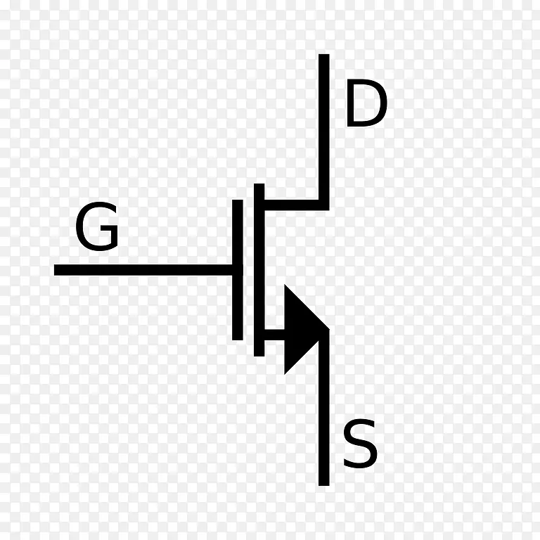 功率MOSFET场效应晶体管半导体器件符号