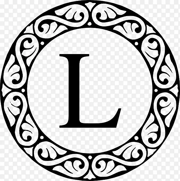 字母剪贴画.字母l