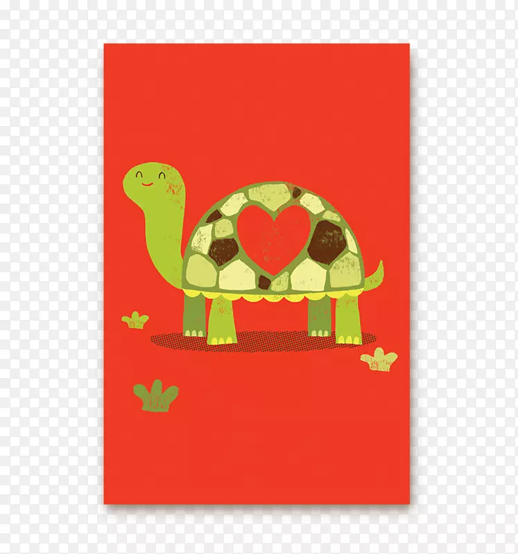 乌龟贺卡-乌龟明信片