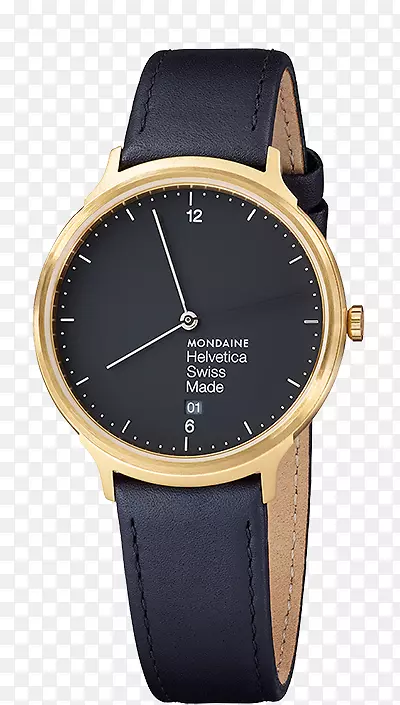 蒙丹手表瑞士制造的Helvetica钟表