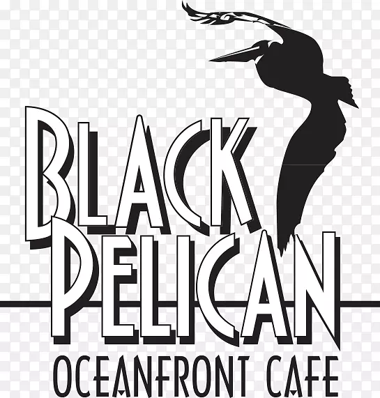 黑色鹈鹕海滨餐厅商标黑色鹈鹕娱乐字头