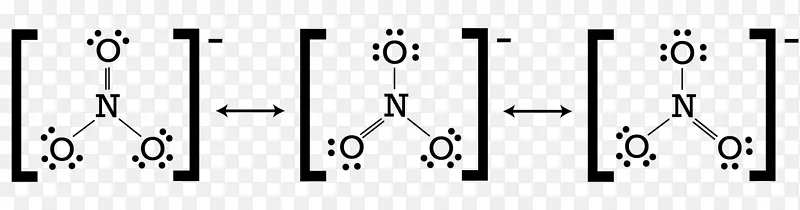 Lewis结构硝酸盐多原子离子分子轨道图亚硝酸钾