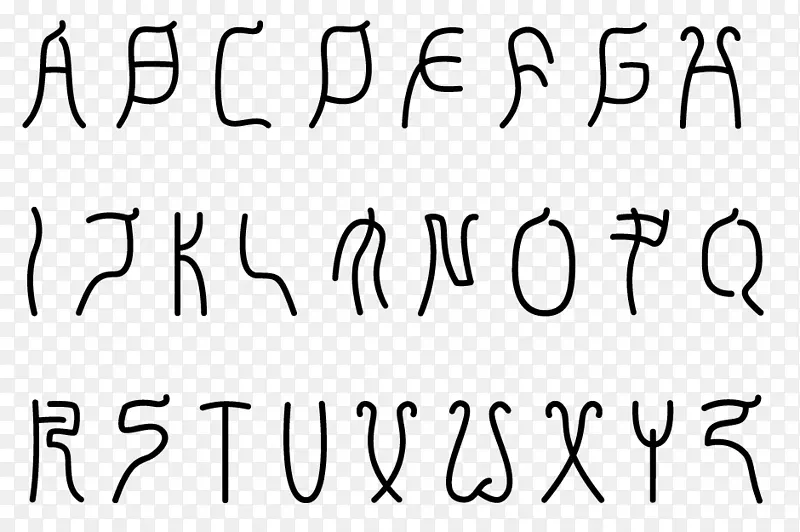 印刷文字繁体汉字字母表字体印章