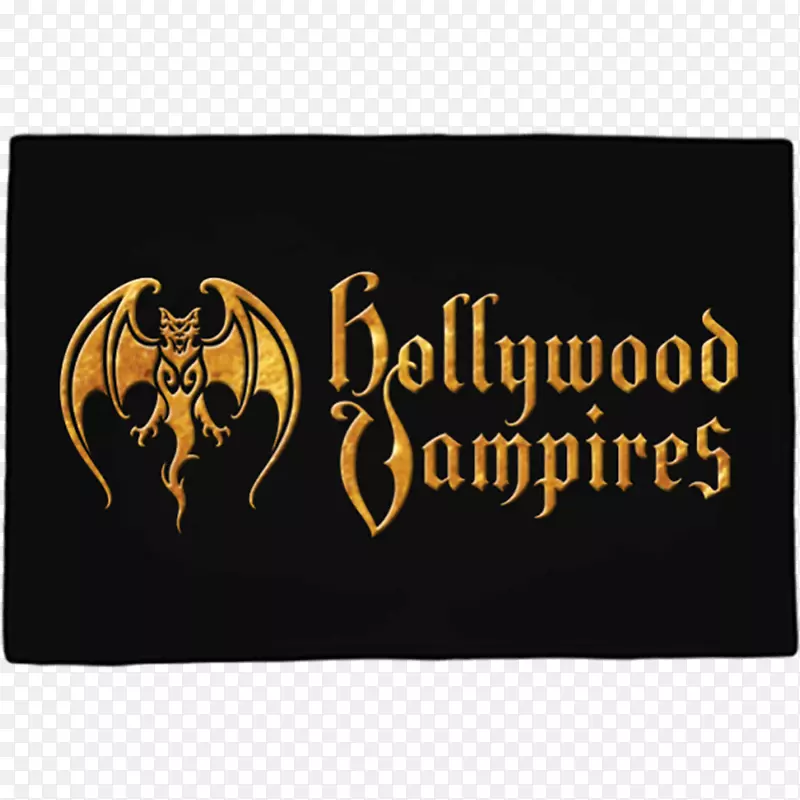 好莱坞吸血鬼纺织t恤标志字体门垫