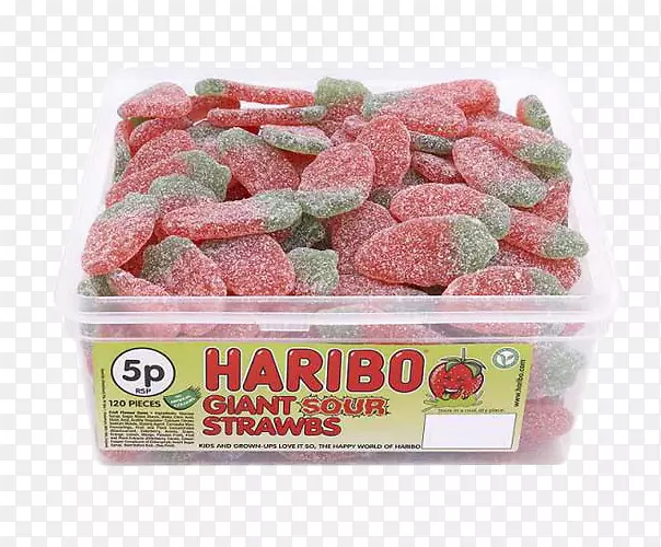 口香糖Haribo草莓口香糖