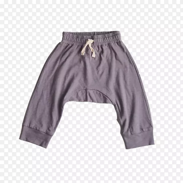 休闲裤，童装，宽腿牛仔裤，运动服-紫色