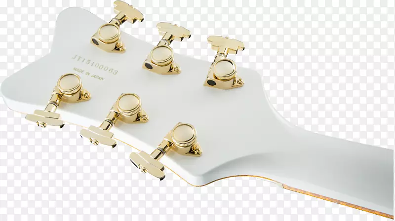 Gretsch白色猎鹰Bigsby颤音尾翼半声吉他