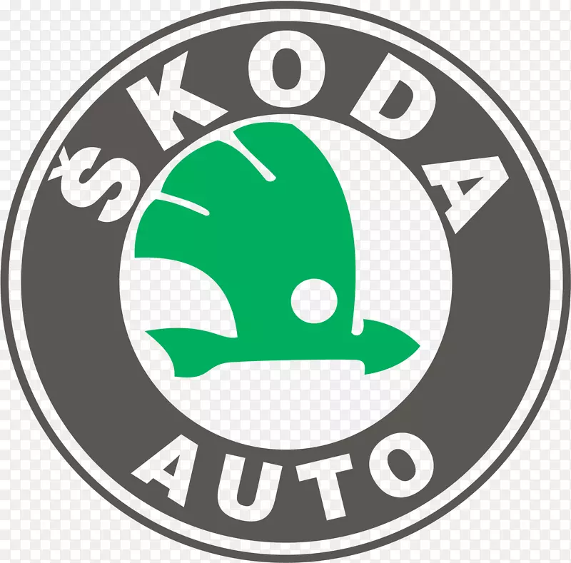 Škoda汽车商标夹艺术汽车安全带