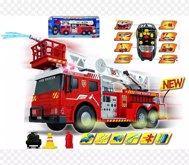 消防车消防处玩具Simba Dickie集团汽车模型玩具
