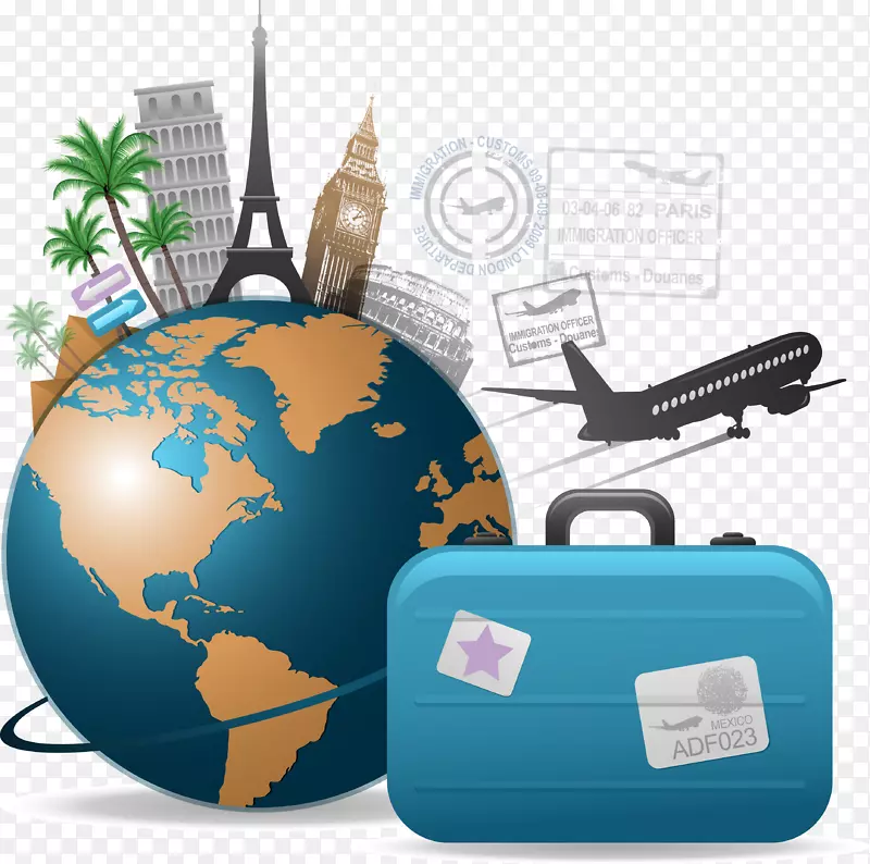 旅行社、旅游经营者、航班旅馆-旅游