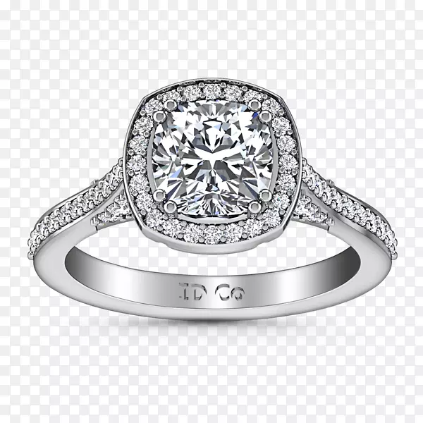 订婚戒指珠宝结婚戒指光环
