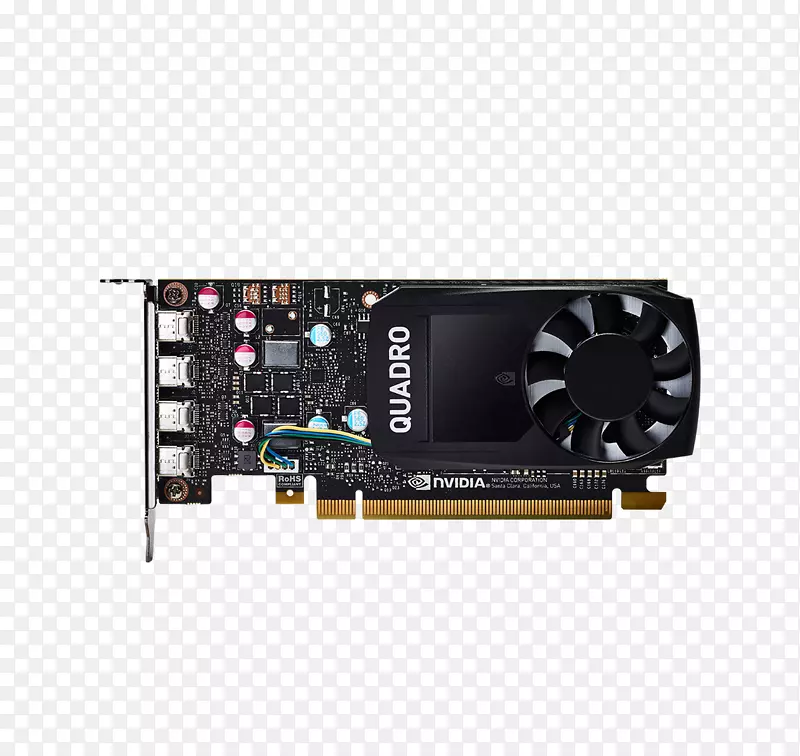 显卡和视频适配器Nvidia Quadro P 600 GDDR 5 SDRAM图形处理单元PCI Express-NVIDIA