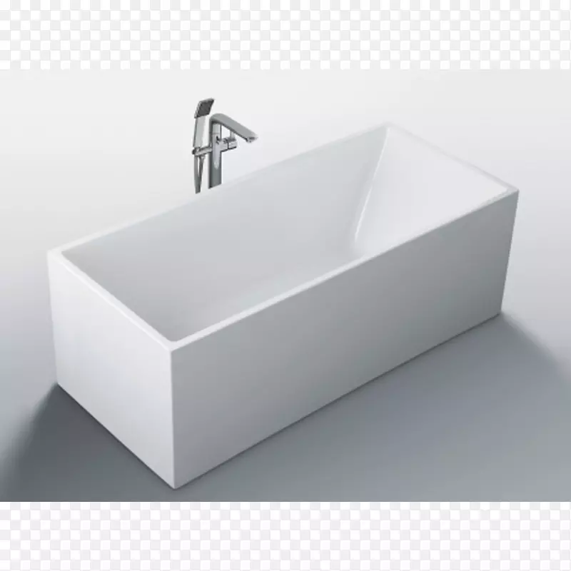 浴缸浴室水龙头瓷砖-浴缸