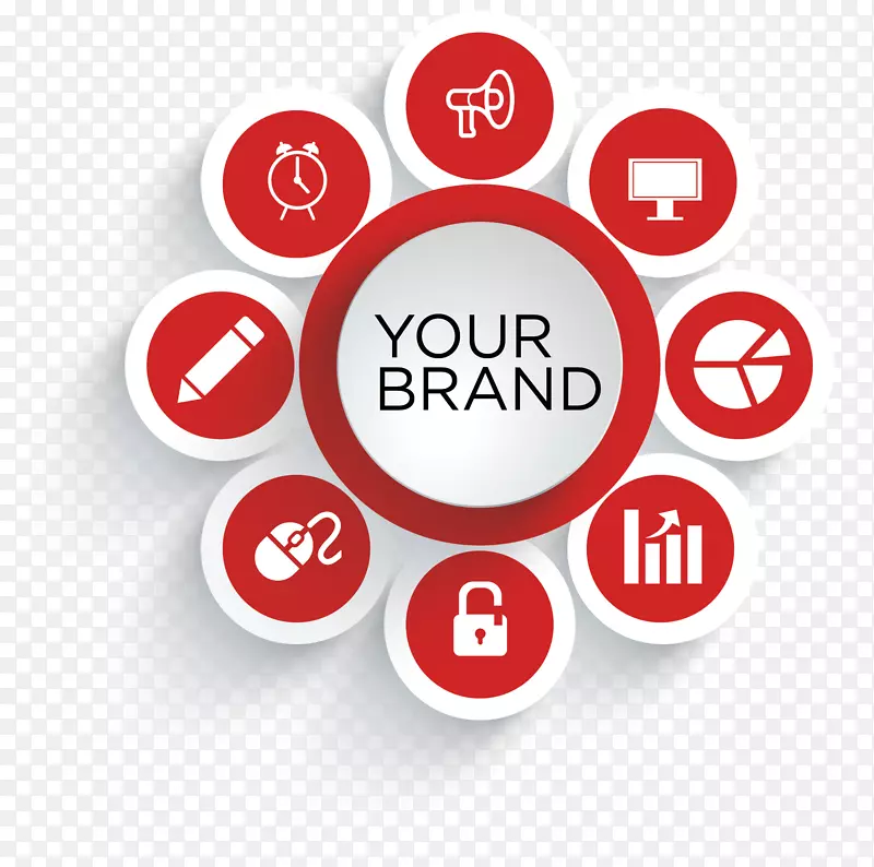 企业对企业服务企业营销广告品牌内容图标
