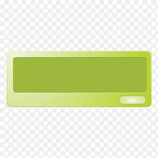 绿色矩形-尖峰文本框