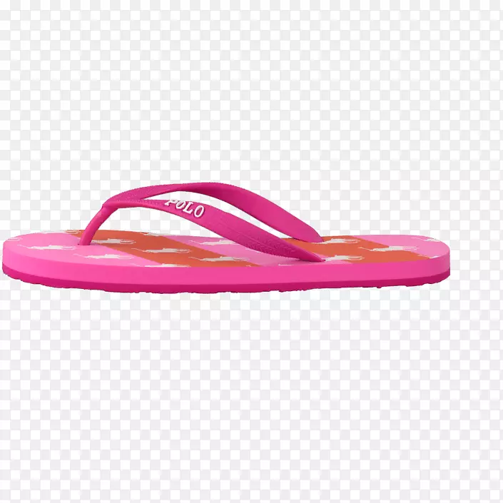 拖鞋步行粉红色m-条纹粉红色