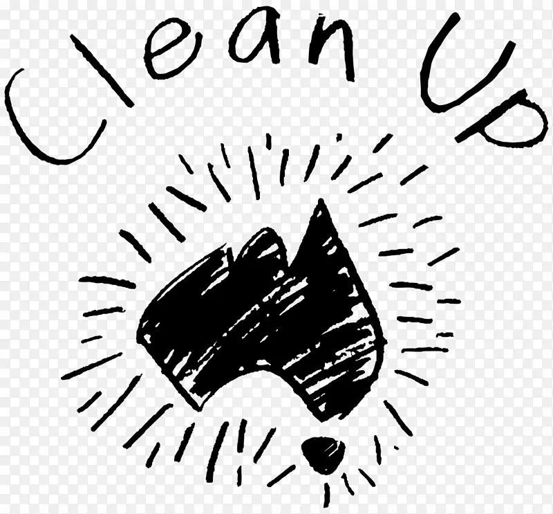 2018年清理澳大利亚2017年清洁澳大利亚第0天清洁标志