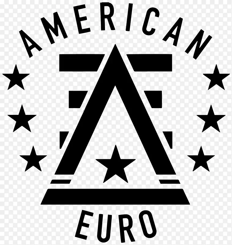 黑白标志剪贴画-美国服装标志