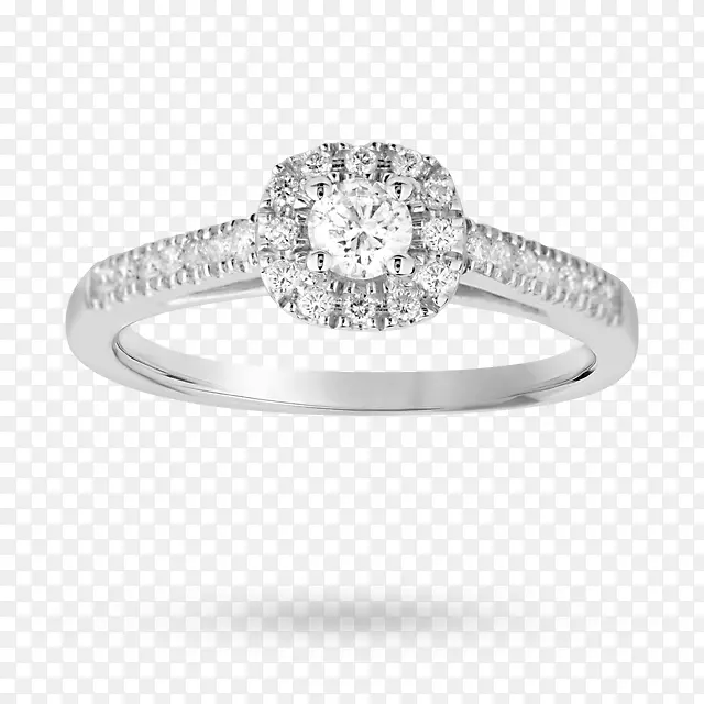 订婚戒指克拉亮钻石戒指