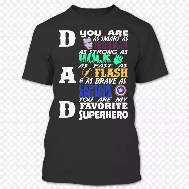 t恤上衣活动衬衫父亲超级英雄
