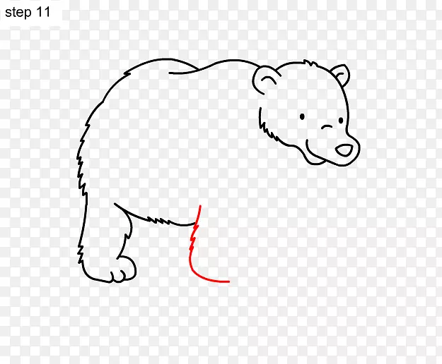 熊须素描-熊画