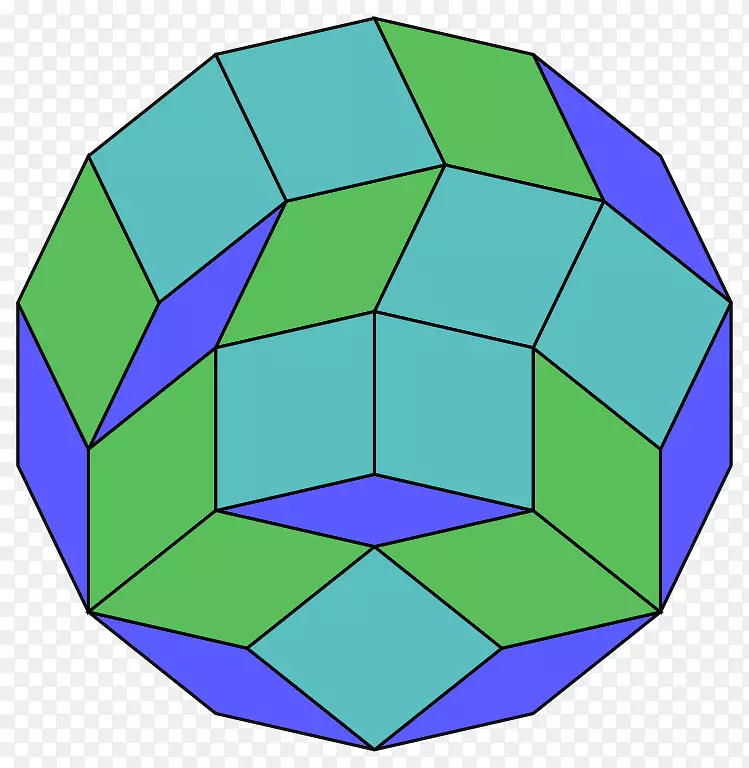 十四角Petrie多边形对称菱形立方体