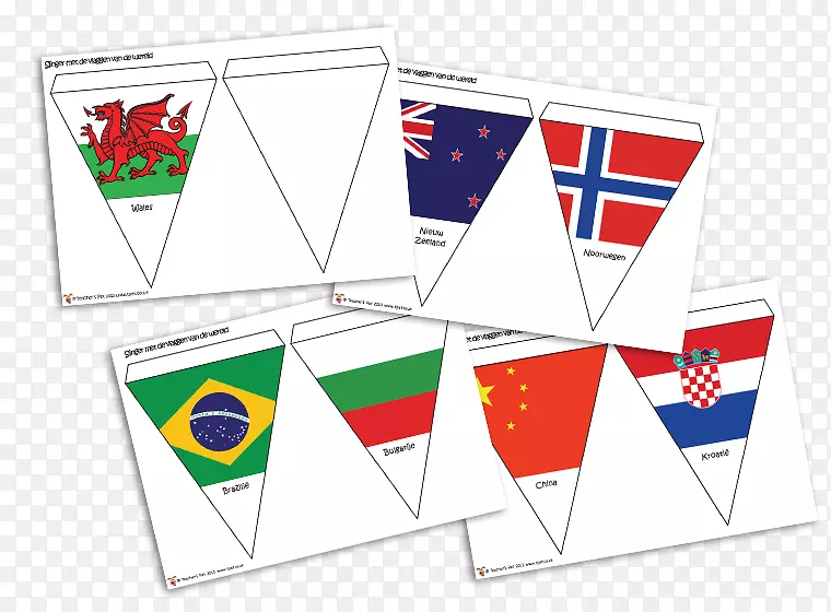 纸牌游戏威尔士平面设计.旗子