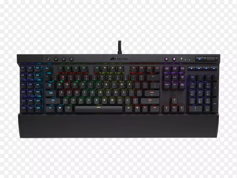 电脑键盘Corsair游戏K95游戏键盘樱桃RGB颜色模型-樱桃