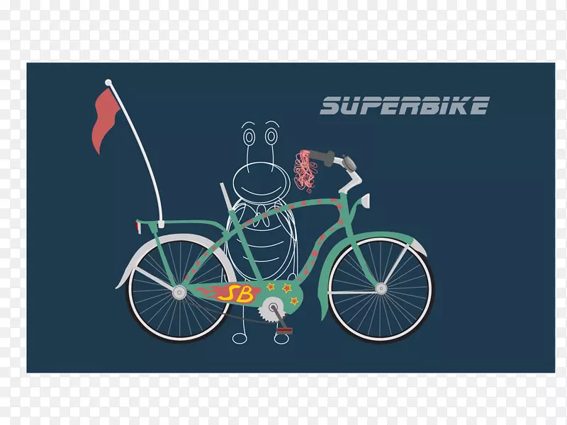 自行车车架平面设计自行车车轮道路自行车-自行车