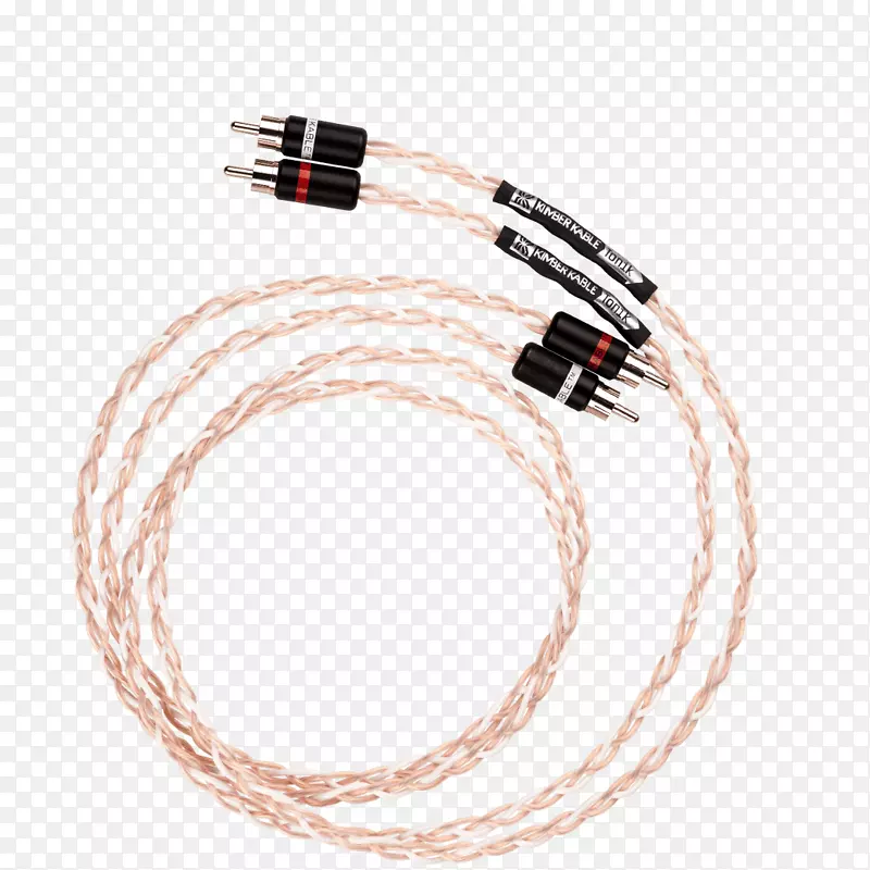 同轴电缆扬声器电线RCA连接器电缆kimber可