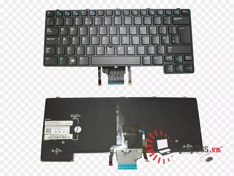 电脑键盘戴尔纬度笔记本电脑数字键盘.笔记本电脑