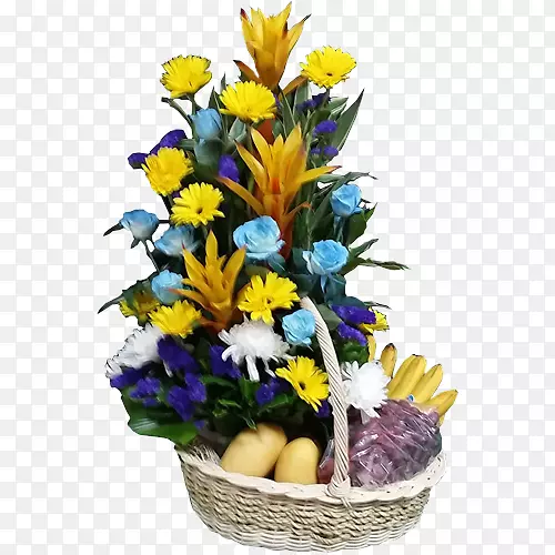 花卉设计食品礼品篮切花花束花瓶